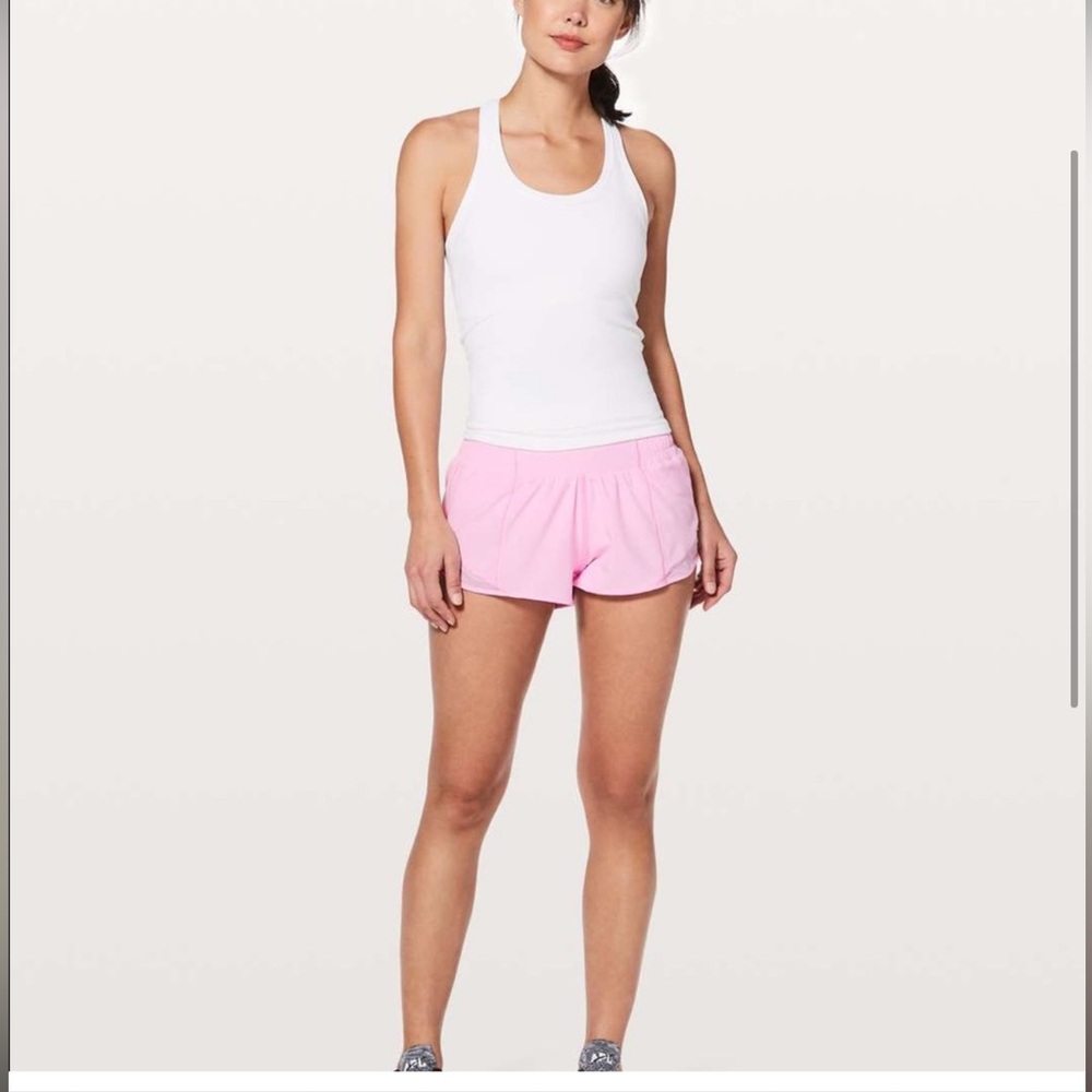 Lululemon Hotty Hot Shorts size 8 MIAMI PINK 2.5” Rare & Desired Discontinued - Picture 5 of 14